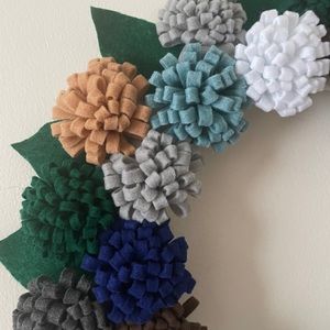 Handmade Felt Wreath